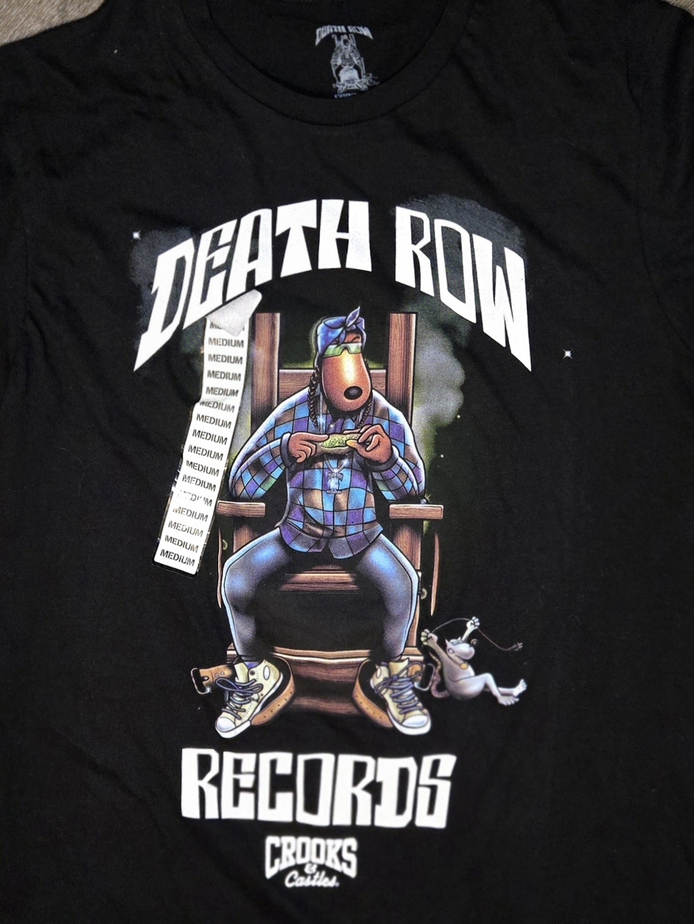 Death Row Records x Crooks & Castles Graphic T-Shirt